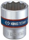 Головка торцевая стандартная двенадцатигранная  3/8", 10 мм KING TONY  333010M .