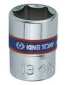 Головка торцевая стандартная шестигранная 1/4", 9 мм KING TONY 233509M.
