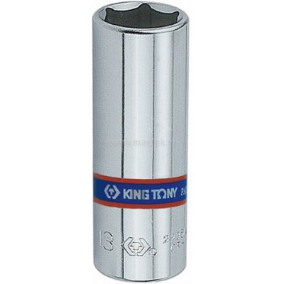 Купить Головка торцевая глубокая шестигранная 1/4", 12 мм KING TONY 223512M. в Москве с доставкой